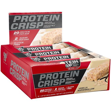 How many protein are in vanilla crisp bar - calories, carbs, nutrition