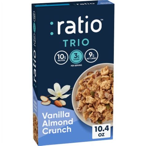 How many protein are in vanilla flavored flakes with almonds cereal - calories, carbs, nutrition