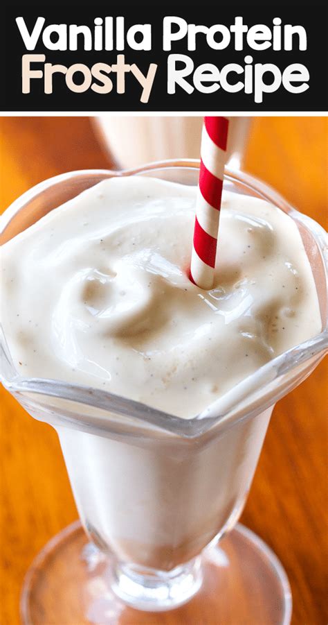 How many protein are in vanilla frosty - calories, carbs, nutrition