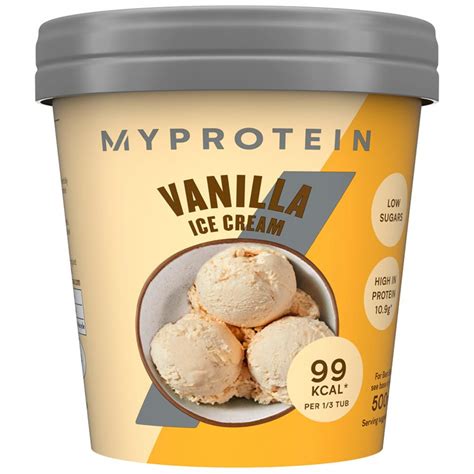 How many protein are in vanilla ice cream - calories, carbs, nutrition