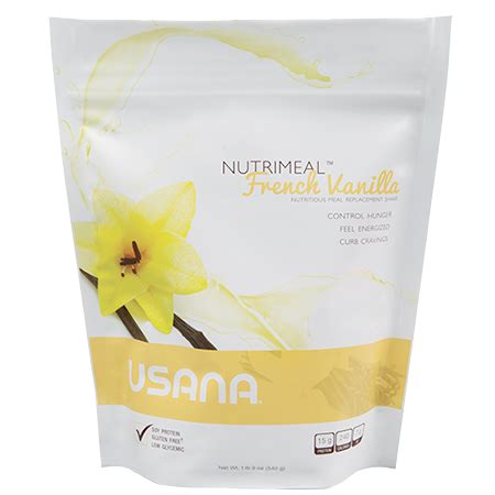 How many protein are in vanilla nutrimeal - calories, carbs, nutrition