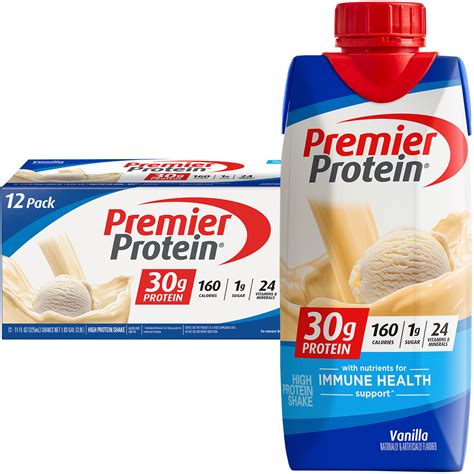 How many protein are in vanilla protein shake - calories, carbs, nutrition