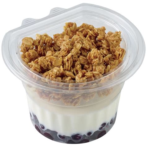 How many protein are in vanilla yogurt parfait with blueberries - calories, carbs, nutrition