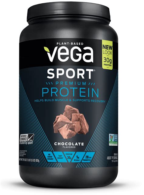 How many protein are in vega sport protein - calories, carbs, nutrition