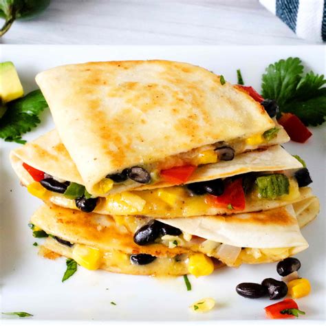 How many protein are in vegetable breakfast quesadilla - calories, carbs, nutrition