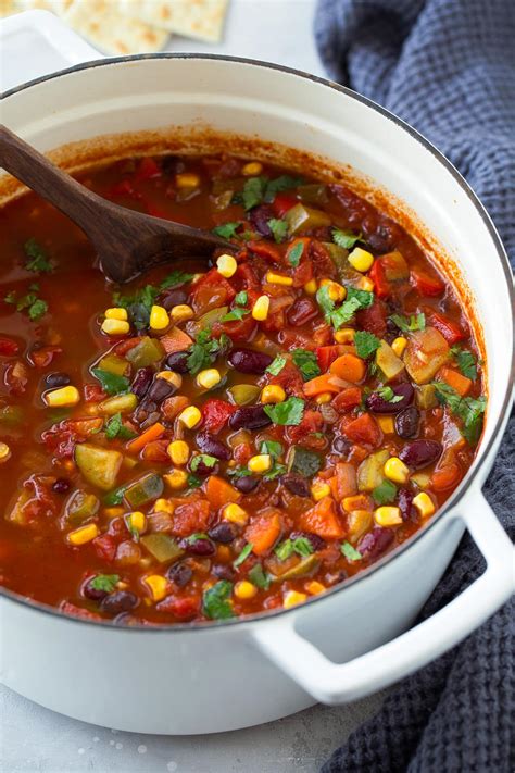 How many protein are in vegetable chili - calories, carbs, nutrition