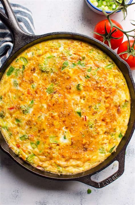 How many protein are in vegetable frittata - calories, carbs, nutrition