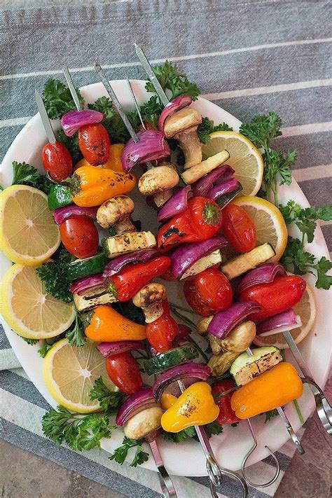 How many protein are in vegetable kabob - calories, carbs, nutrition