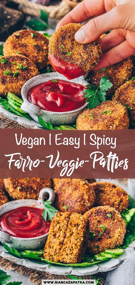 How many protein are in veggie burger patty farro - calories, carbs, nutrition