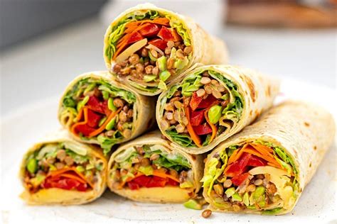 How many protein are in veggie power wrap - calories, carbs, nutrition