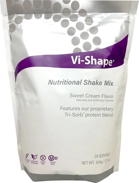 How many protein are in vi shake mix - calories, carbs, nutrition