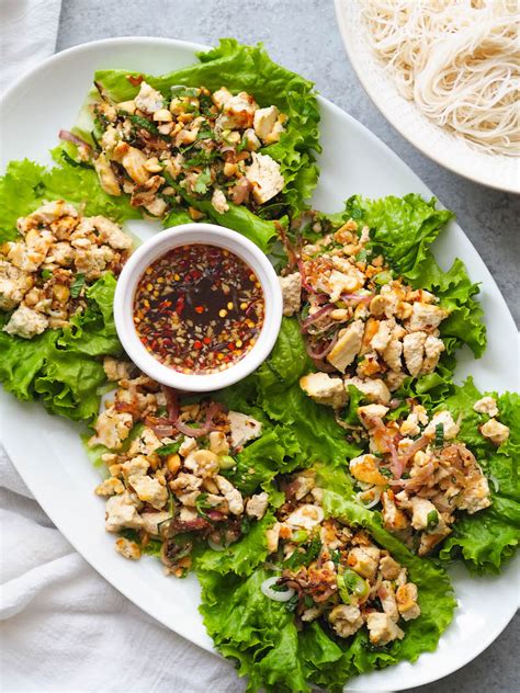 How many protein are in vietnamese lettuce wraps - calories, carbs, nutrition