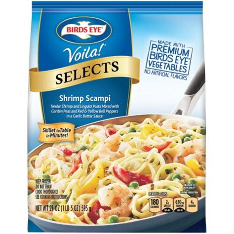 How many protein are in voila shrimp scampi - calories, carbs, nutrition