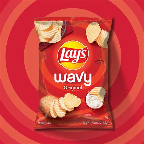 How many protein are in wavy chips - calories, carbs, nutrition