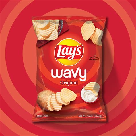 How many protein are in wavy potato chips - calories, carbs, nutrition