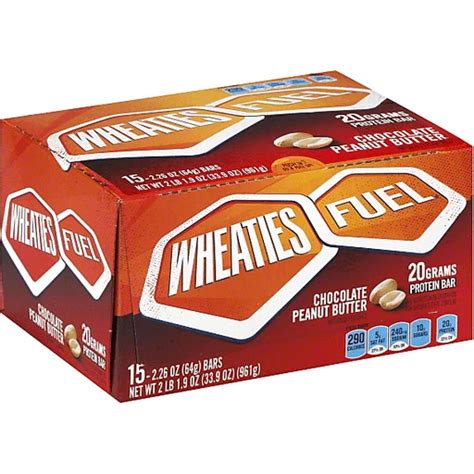 How many protein are in wheaties fuel - calories, carbs, nutrition