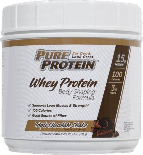 How many protein are in whey protein triple chocolate shake - calories, carbs, nutrition