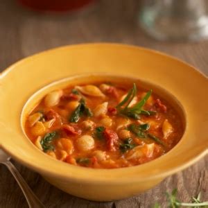 How many protein are in white bean and sundried tomato soup 16 oz - calories, carbs, nutrition