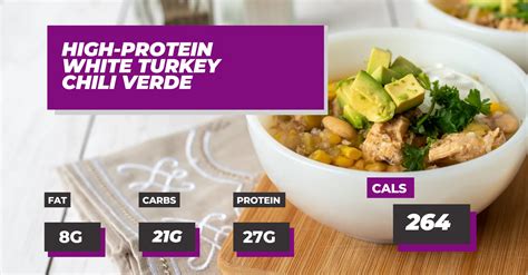 How many protein are in white chili with turkey (13134.0) - calories, carbs, nutrition