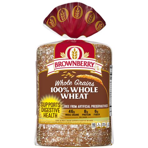 How many protein are in whole grains 100% whole wheat bread - calories, carbs, nutrition