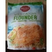 How many protein are in wild caught flounder - calories, carbs, nutrition