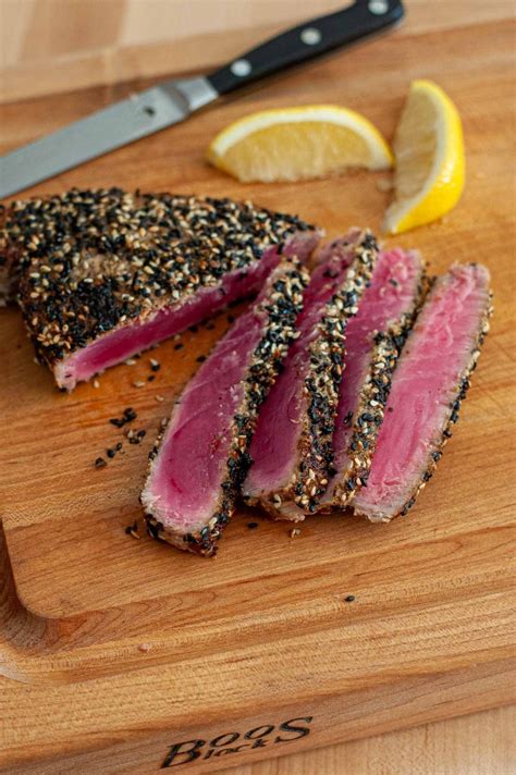 How many protein are in wrap seared tuna (bison) - calories, carbs, nutrition