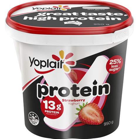 How many protein are in yogurt - strawberry - calories, carbs, nutrition