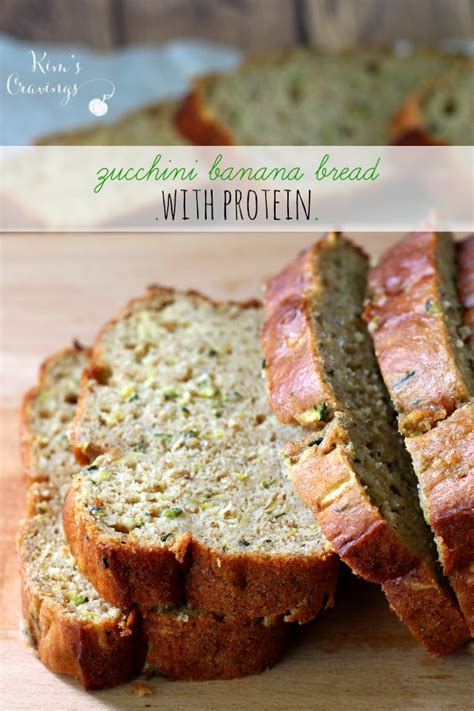 How many protein are in zucchini banana bread - calories, carbs, nutrition