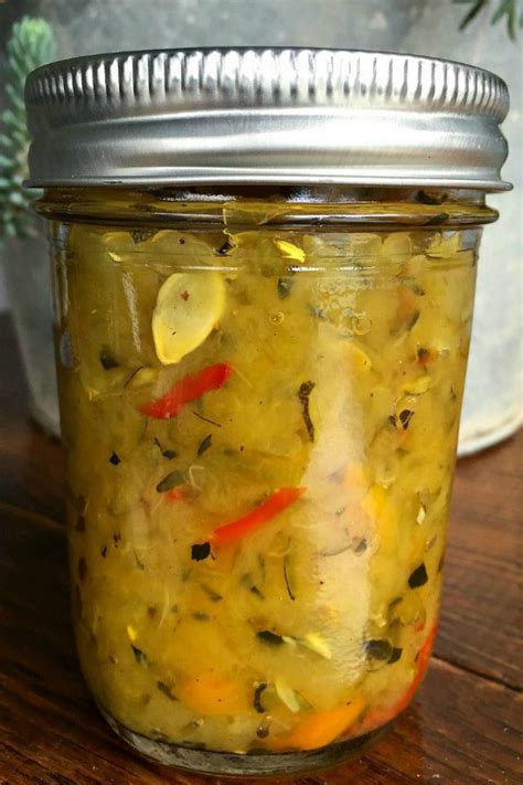 How many protein are in zucchini relish - calories, carbs, nutrition