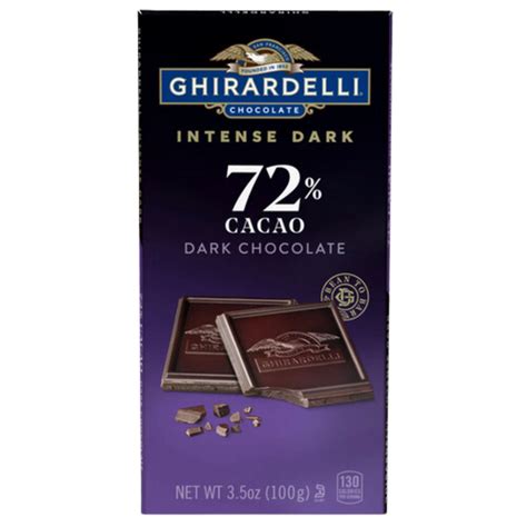 How many sugar are in .72 dark chocolate - calories, carbs, nutrition