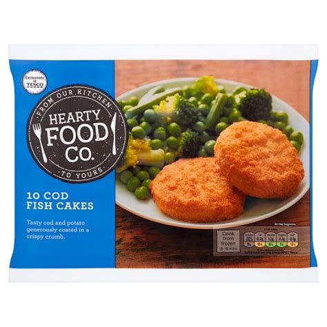 How many sugar are in 10 cod fishcakes - calories, carbs, nutrition