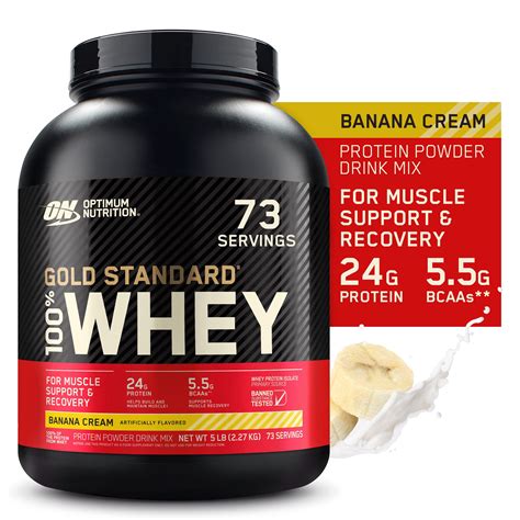 How many sugar are in 100% whey protein-banana cream - calories, carbs, nutrition