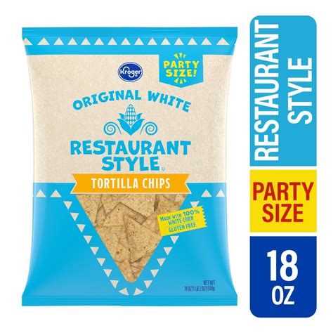 How many sugar are in 100% white corn restaurant style tortilla chips - calories, carbs, nutrition