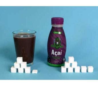 How many sugar are in acai juice - calories, carbs, nutrition