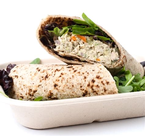 How many sugar are in albacore tuna wrap - calories, carbs, nutrition