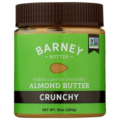 How many sugar are in almond butter, crunchy - calories, carbs, nutrition