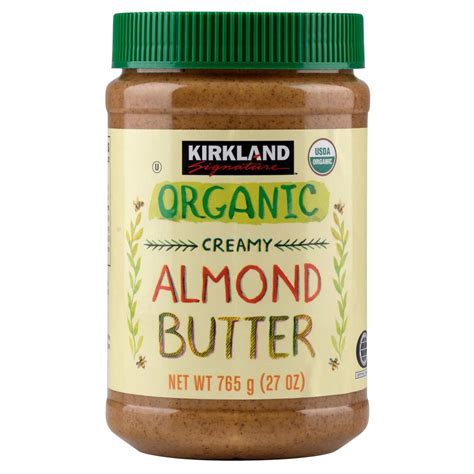 How many sugar are in almond butter organic - calories, carbs, nutrition