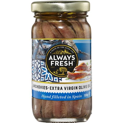 How many sugar are in anchovy filet (65279.0) - calories, carbs, nutrition