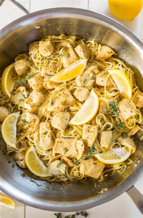 How many sugar are in angel hair pasta with lemon and chicken, balsamic peppers and seasoned broccoli - calories, carbs, nutrition