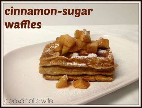 How many sugar are in apple cinnamon waffles - calories, carbs, nutrition