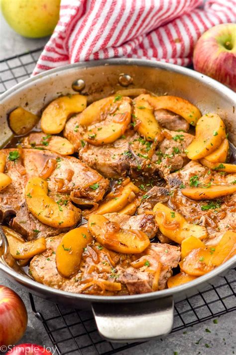 How many sugar are in apple ginger pork chop - calories, carbs, nutrition