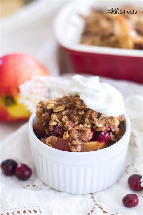 How many sugar are in apple-cranberry crisp - calories, carbs, nutrition