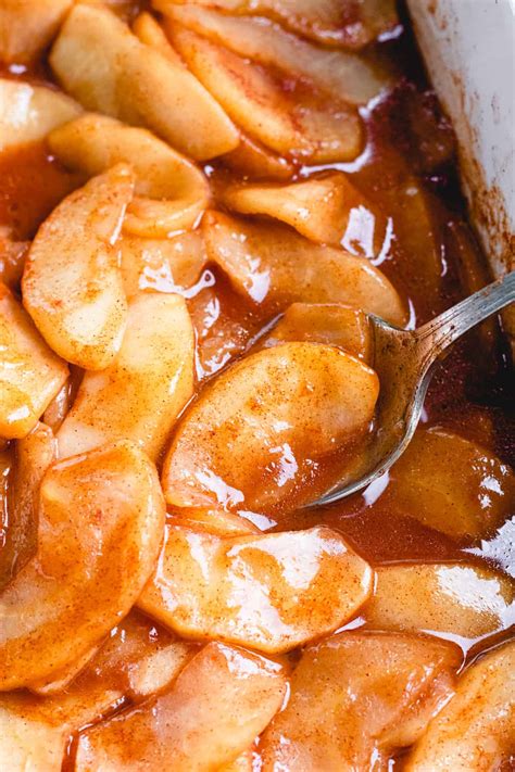 How many sugar are in apples baked cinnamon 1/4 cup - calories, carbs, nutrition