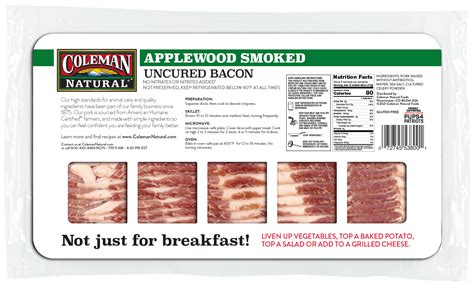 How many sugar are in applewood smoked bacon - calories, carbs, nutrition