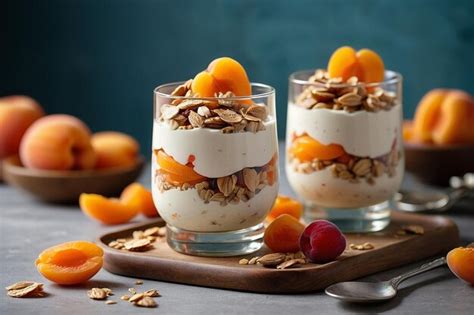 How many sugar are in apricot, pistachio and greek yogurt parfait with agave - calories, carbs, nutrition