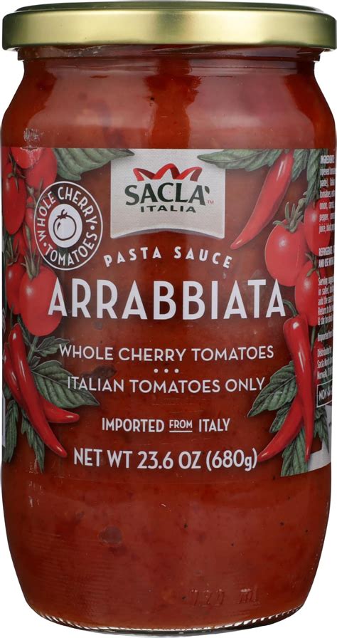 How many sugar are in arrabbiata pasta sauce - calories, carbs, nutrition