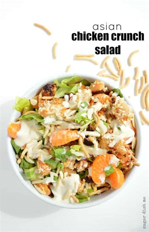 How many sugar are in asian crunch salad - calories, carbs, nutrition