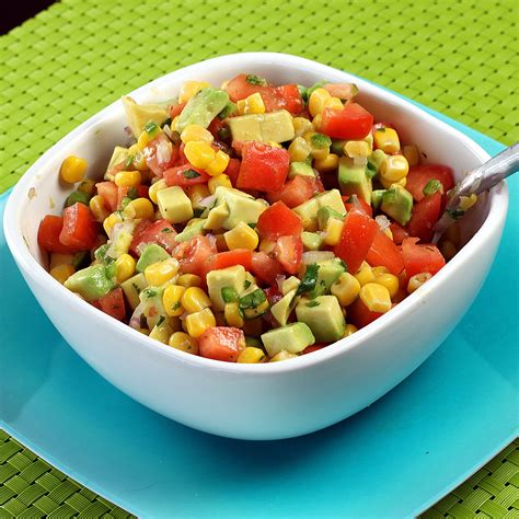 How many sugar are in avocado corn salsa - calories, carbs, nutrition