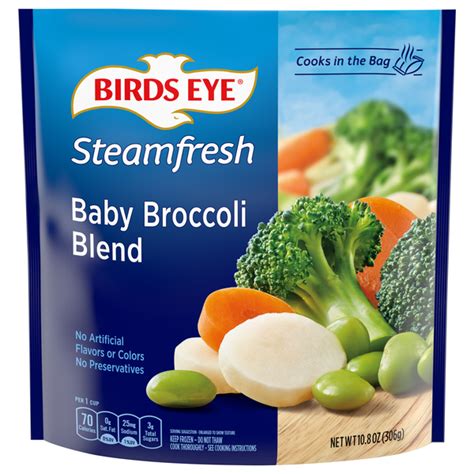 How many sugar are in baby broccoli blend - calories, carbs, nutrition