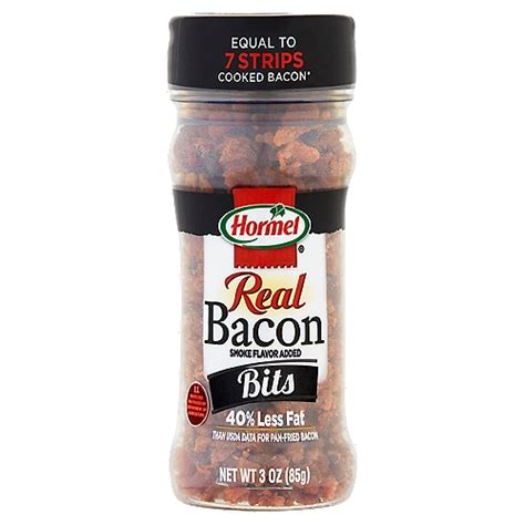 How many sugar are in bacon bits real 1 oz - calories, carbs, nutrition